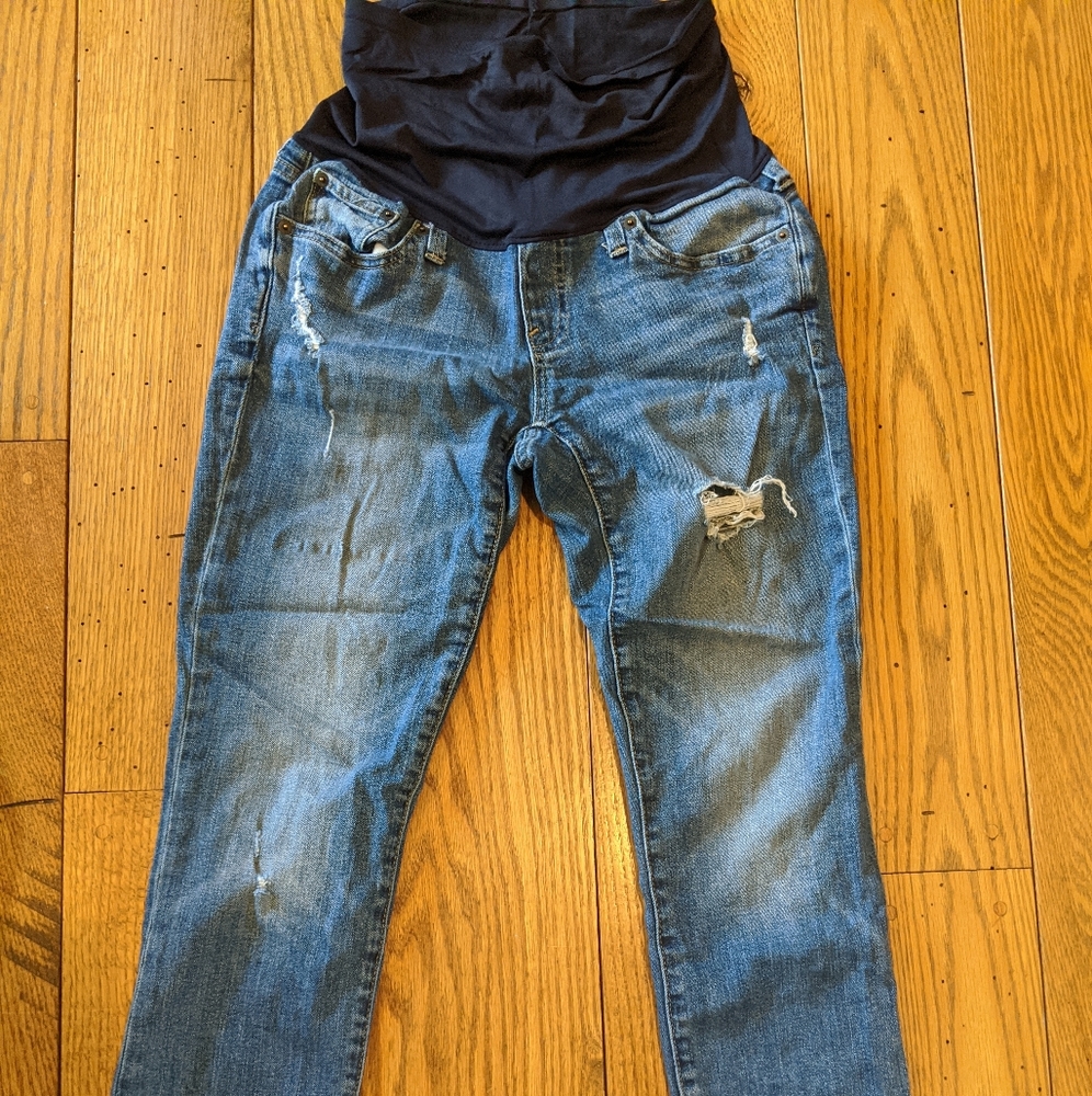 Gap Maternity girlfriend jeans 4.